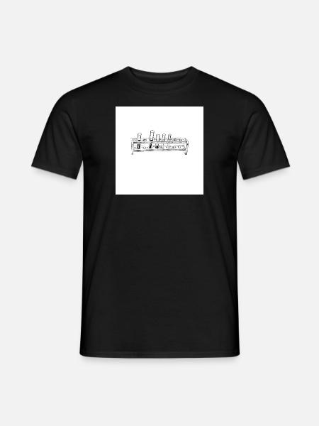 Chemie - Männer T-Shirt - Schwarz
