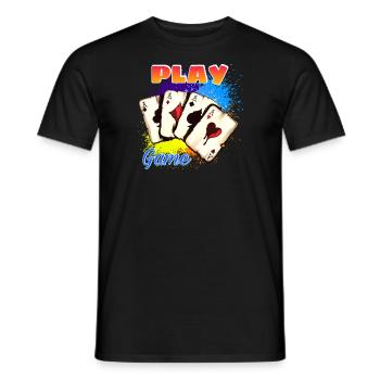 BilderArt 07 05 07 11 10 1 - Männer T-Shirt - Schwarz - Vorne - AI Model Male 178 light (178cm)