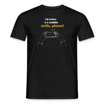 Camera Production Crew Rec - T-shirt homme - noir - Devant - AI Model Male 178 light (178cm)