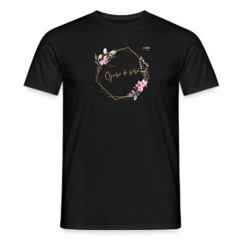 Design by Gerbe de bébé - Männer T-Shirt - Schwarz - Vorne - AI Model Male 178 light (178cm)