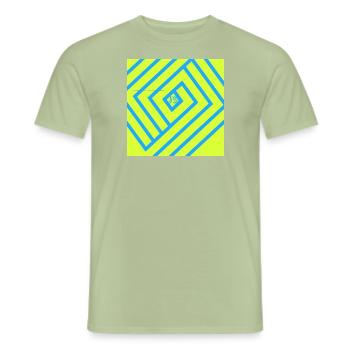 JSgtt - T-shirt homme - vert sauge - Devant - AI Model Male 178 light (178cm)