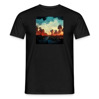 Pas de guerre ! - T-shirt homme - noir - Devant - AI Model Male 178 light (178cm)