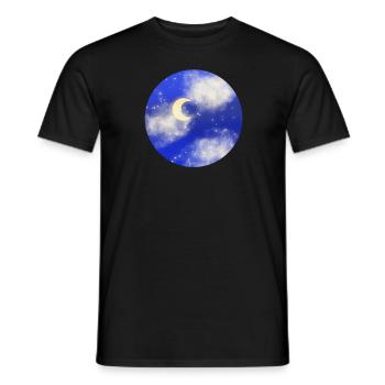 Nachthimmel - Männer T-Shirt - Schwarz - Vorne - AI Model Male 178 light (178cm)