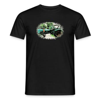 Tracteur - T-shirt homme - noir - Devant - AI Model Male 178 light (178cm)