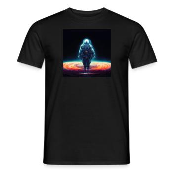 Ukraine wins Slava Ukaini - Men's T-Shirt - black - Front - AI Model Male 178 light (178cm)