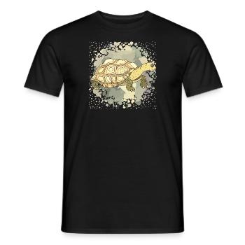 Tortue - T-shirt homme - noir - Devant - AI Model Male 178 light (178cm)