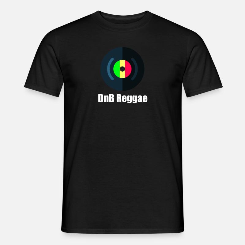 DnB Reggae - Männer T-Shirt - Schwarz