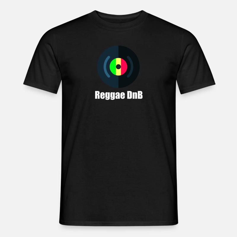 Reggae DnB - Männer T-Shirt - Schwarz