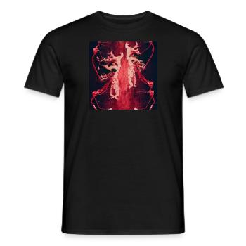 Masque japon Hannya Demon Judo Fight Warrior Devil - T-shirt homme - noir - Devant - AI Model Male 178 light (178cm)