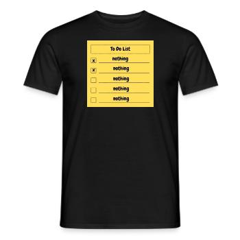 cold smooth tasty 10 - Männer T-Shirt - Schwarz - Vorne - AI Model Male 178 light (178cm)