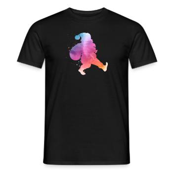 Santa Claus - Men's T-Shirt - black - Front - AI Model Male 178 light (178cm)