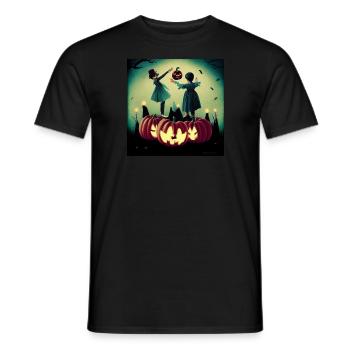 Halloween - Männer T-Shirt - Schwarz - Vorne - AI Model Male 178 light (178cm)