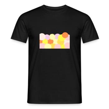 BONHEURS-BECHER - Männer T-Shirt - Schwarz - Vorne - AI Model Male 178 light (178cm)