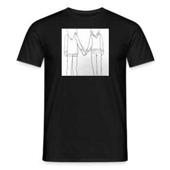 LGBT Queer 🌈🌈 - Männer T-Shirt - Schwarz - Vorne - AI Model Male 178 light (178cm)