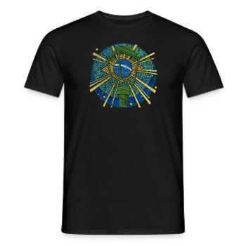 ORDEM E PROGRESSO - T-shirt homme - noir - Devant - AI Model Male 178 light (178cm)