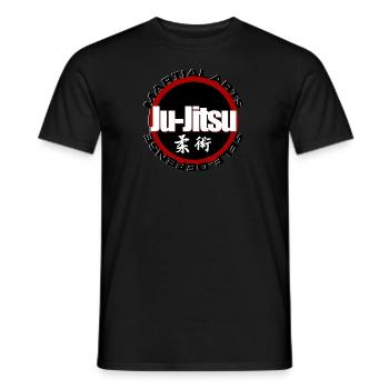 Ju Jitsu Ju Jutsu Martial Arts - Men's T-Shirt - black - Front - AI Model Male 178 light (178cm)