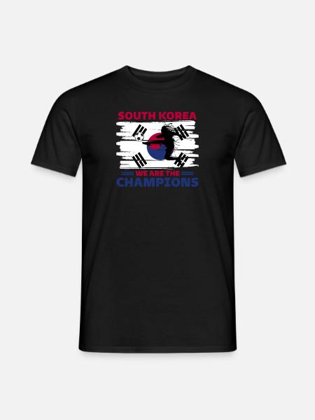 South Korea Football 2022 Korea football fan - Men's T-Shirt - black