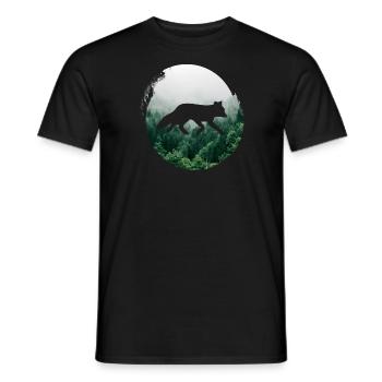Sea Water Beach - Men's T-Shirt - black - Front - AI Model Male 178 light (178cm)