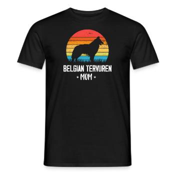 Belgian Tervuren - Männer T-Shirt - Schwarz - Vorne - AI Model Male 178 light (178cm)