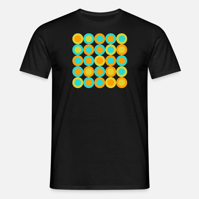geometric pattern - Männer T-Shirt - Schwarz