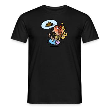 Pipikacka - Männer T-Shirt - Schwarz - Vorne - AI Model Male 178 light (178cm)