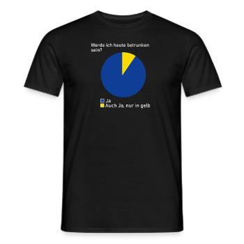 Betrunken Alkohol Schnaps Geschenk Geschenkidee - Männer T-Shirt - Schwarz - Vorne - AI Model Male 178 light (178cm)