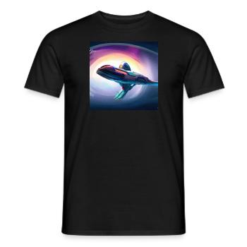 Cosmic Creativity 2 - Männer T-Shirt - Schwarz - Vorne - AI Model Male 178 light (178cm)