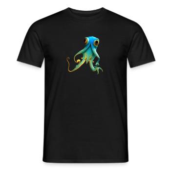 Cute Animals Children Baby Fantasy - Men's T-Shirt - black - Front - AI Model Male 178 light (178cm)
