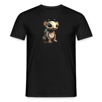 Cute Animals Children Baby Fantasy - Men's T-Shirt - black - Front - AI Model Male 178 light (178cm)