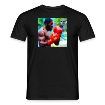 NOBLE ART - Men's T-Shirt - black - Front - AI Model Male 178 light (178cm)