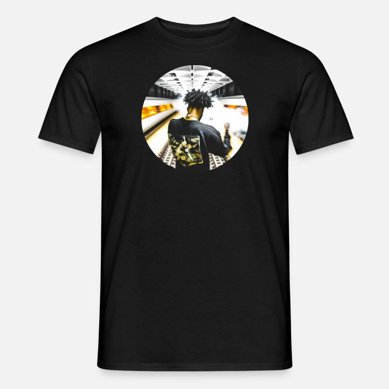 Rapper Style - Männer T-Shirt - Schwarz