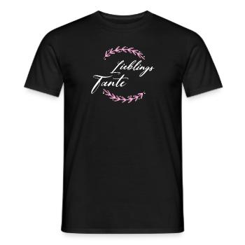Lieblingstante - Männer T-Shirt - Schwarz - Vorne - AI Model Male 178 light (178cm)