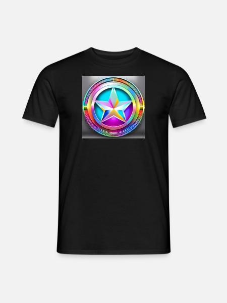 Galaxia Prismatica - Männer T-Shirt - Schwarz