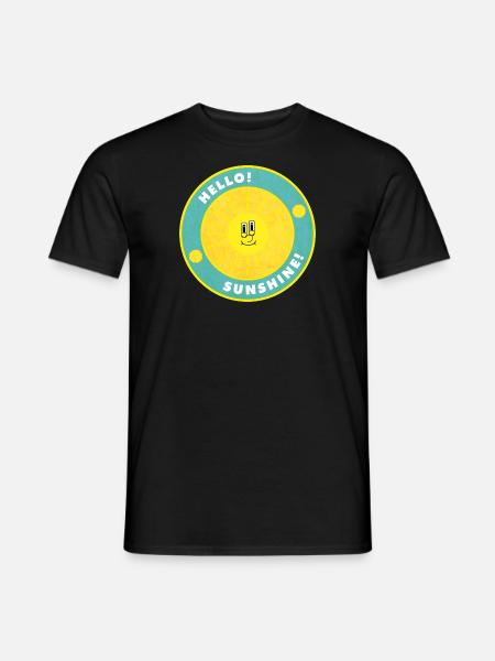 Hello Sunshine - Men's T-Shirt - black