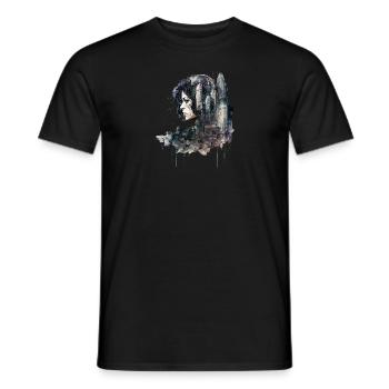 Anime No19 - Männer T-Shirt - Schwarz - Vorne - AI Model Male 178 light (178cm)