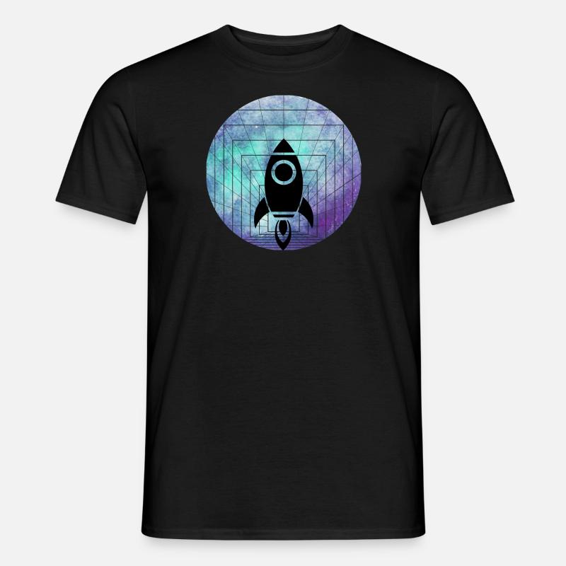 Rocket launch - Men’s T-shirt - black