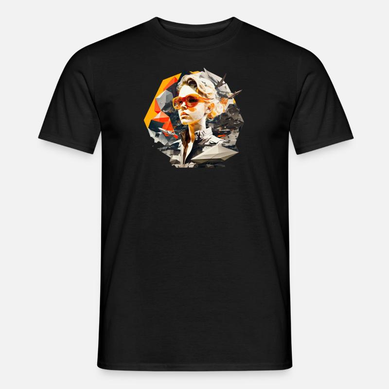 Retro Flash No35 - Männer T-Shirt - Schwarz