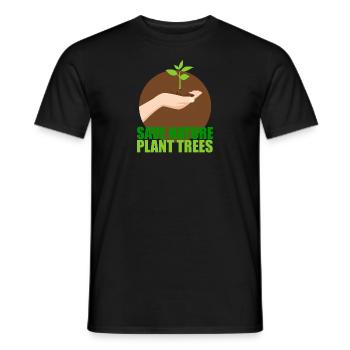 nature - Männer T-Shirt - Schwarz - Vorne - AI Model Male 178 light (178cm)