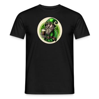 Saint Patrick's day, get lucky and festive ! - Men's T-Shirt - black - Front - AI Model Male 178 light (178cm)