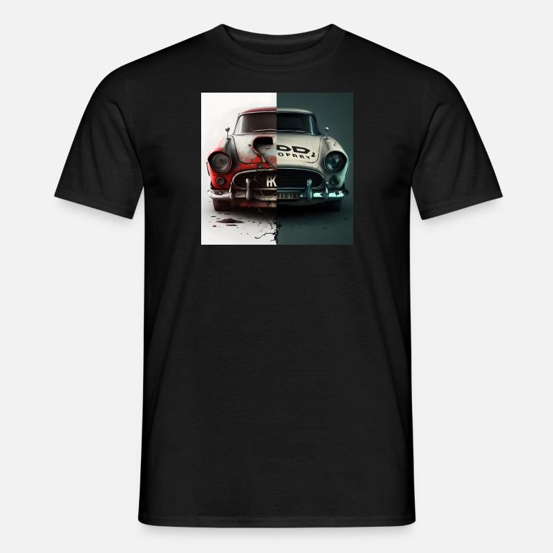 Rust Car - Männer T-Shirt - Schwarz