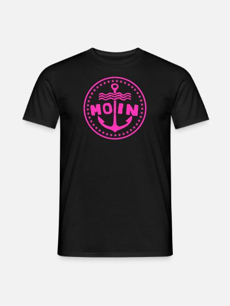 moin - Männer T-Shirt - Schwarz