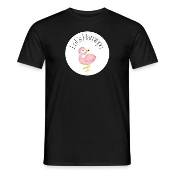 Fabulous Flamingo Instagram Pos - Männer T-Shirt - Schwarz - Vorne - AI Model Male 178 light (178cm)