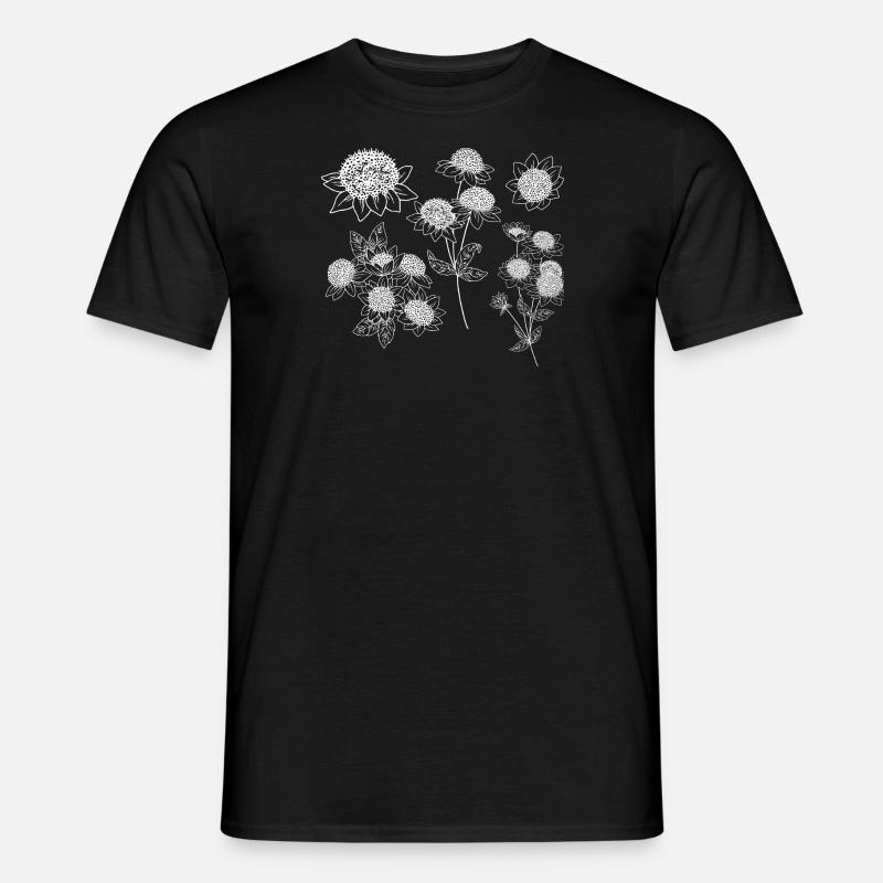 Astrantia maxima Blütengruppe - Männer T-Shirt - Schwarz