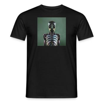 fotografisches Portrait Insekt Skelett - Männer T-Shirt - Schwarz - Vorne - AI Model Male 178 light (178cm)