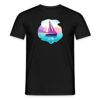 Voile Voile Voile Sport Marins - T-shirt homme - noir - Devant - AI Model Male 178 light (178cm)