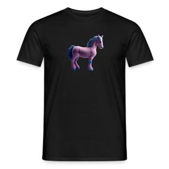 Pink Pony Handicap - Men's T-Shirt - black - Front - AI Model Male 178 light (178cm)