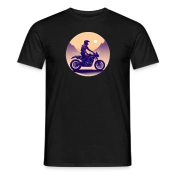 Motorcycle Motorcycle Fan Motorcross Motorcyclists - Men's T-Shirt - black - Front - AI Model Male 178 light (178cm)