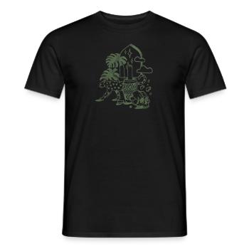 Mistery strange - T-shirt homme - noir - Devant - AI Model Male 178 light (178cm)
