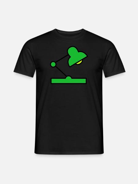 Desk lamp - Men's T-Shirt - black