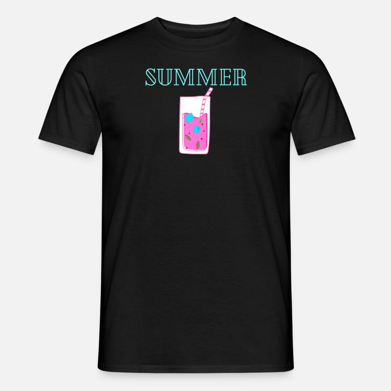 Summer - Männer T-Shirt - Schwarz